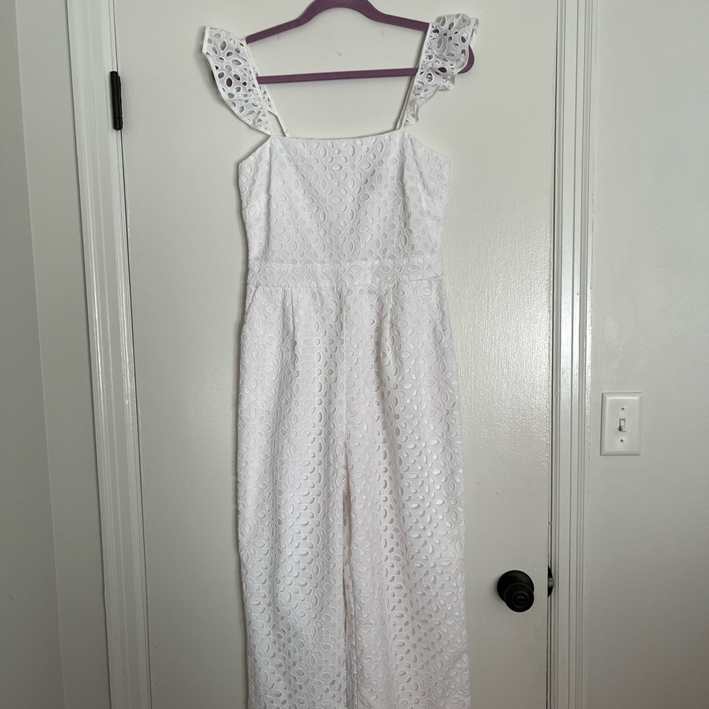 NWT J Crew Eyelet Jumpsuit